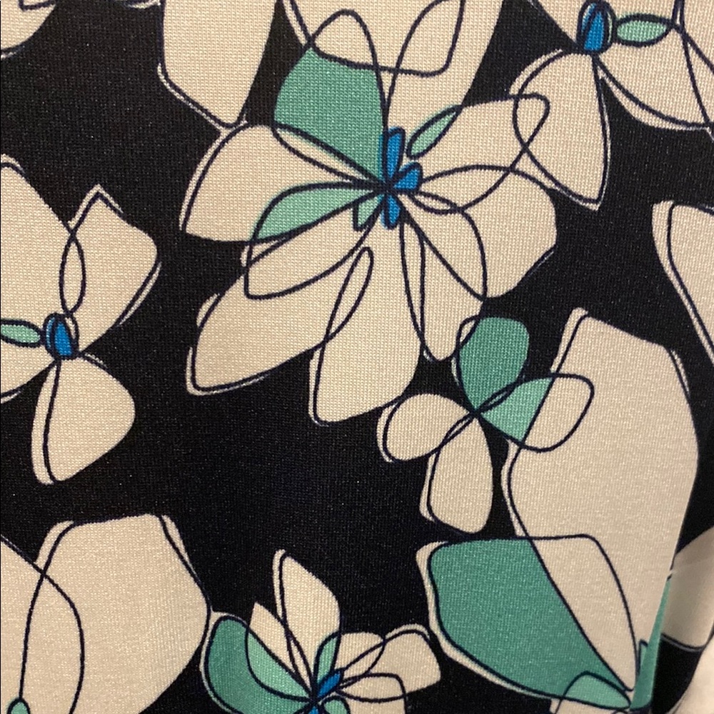 Floral Print Women's Dress - Picture 2 of 4